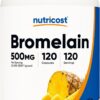 Nutricost Bromelain 500mg 120 Count 120 Ser