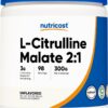Nutricost L-Citrulline Malate (2:1) Powder Unflavored  300g 98 Ser