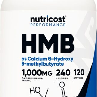 Nutricost HMB 1000mg 240 Count 120 Ser