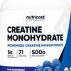 Nutricost Micronized Creatine Monohydrate Blue Raspberry 500g 71 Ser