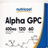 Nutricost Alpha GPC 600mg 120 Count 60 Ser