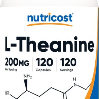 Nutricost L-Theanine 200mg 120 Count 120 Ser