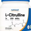 Nutricost L-Citrulline Base 600g 200 Ser