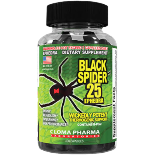 Clomapharma Black Spider 100 Count