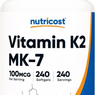 Nutricost Vitamin K2 (MK-7) 100mcg 240 Count
