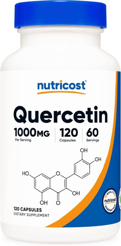 Nutricost Quercetin 1000mg 120 Count 60 Ser