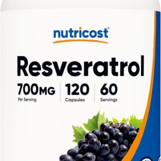 Nutricost Resveratrol 700mg 120 Count 60 Ser
