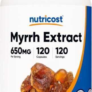 Nutricost Myrrh Extract 650mg 120 Count 120 Ser