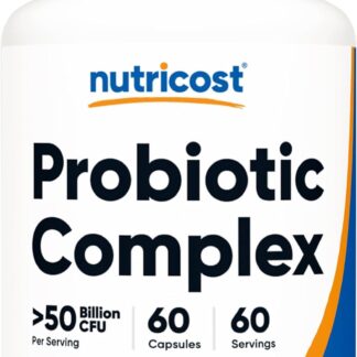 Nutricost Probiotic Complex 50 Billion CFU 60 Count 60 Ser