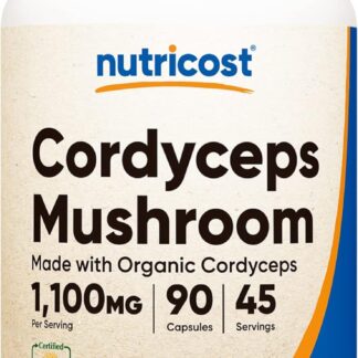 Nutricost Cordyceps Mushroom 550mg 90 Count