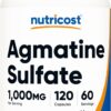 Nutricost Agmatine Sulfate 1000mg 120 Count 60 Ser