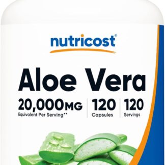 Nutricost Aloe Vera 20,000mg 120 Count 120 Ser