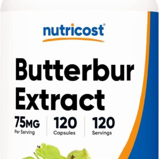 Nutricost Butterbur Extract 75mg 120 Count 120 Ser