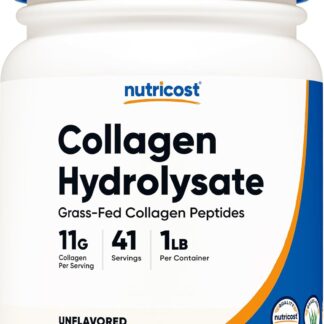 Nutricost Collagen Hydrolysate Unflavored 1lb 41 Ser