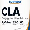 Nutricost CLA 2400mg 240 Count 80 Ser