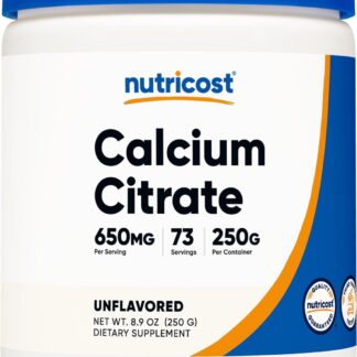 Nutricost Calcium Citrate 250g 73 ser