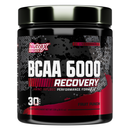 Nutrex Research BCAA 6000 231g 30 Ser - Fruit Punch
