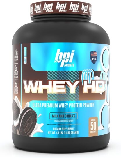BPI Sports Whey-HD 4LB 50 Ser Cookies & Cream