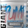 Giant Sports Edge Series | Giant Pump | 3D Pump Breakthrough | L-Citrulina | Pre entreno | Sin Stimulante | 254g 30 Ser. Bombshell