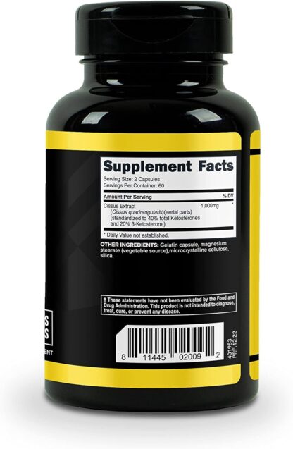 Primaforce Cissus 500mg 120 Count 60 Ser - Image 2