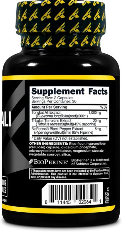 Primaforce Tongkat Ali Complex 1000mg 60 Count 30 Ser - Image 2