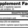 Nutrabio Gaba 500mg 90 Count 45 Ser - Image 2