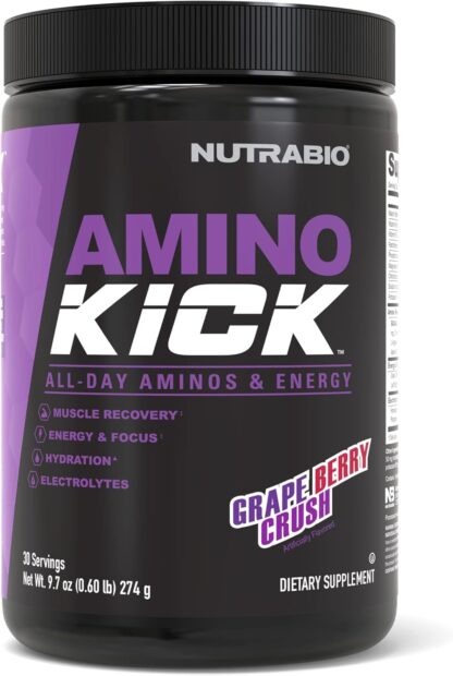 Nutrabio Aminokick Grape Berry Crush 274g 30 Ser