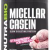 Nutrabio Casein 2lb 27 Ser Strawberry Ice Cream