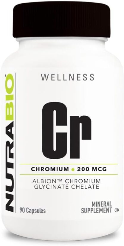 Nutrabio Chromium Chelate 200mcg 90 Count 90 Ser