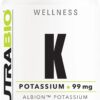 Nutrabio Potassium Complex 99mg 120 Count 120 Ser