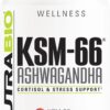 Nutrabio Ashwagandha KSM 66 600mg 60 Count 60 Ser