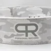 Personal Record Powerlifting 13MM Belt With Lever Buckle Camo White Medium/Mediano
