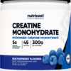 Nutricost Wholesale Creatine Monohydrate 300g 45 Ser Blue raspberry