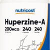 Nutricost Huperzine A Capsules 200MCG 240 Count 240 Ser