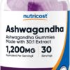 Nutricost Ashwagandha 1200MG 60 Gum 30 Ser