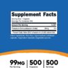 Nutricost Potassium 99mg 500 Count 500 Ser - Image 2