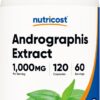 Nutricost Andrographis Extract 500mg 120 Count 1000mg 60 Ser