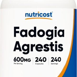 Nutricost Fadogia Agrestis 600mg 240 Count 240 Ser