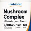 Nutricost Mushroom Complex 5500mg 120 Count