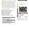 Nutrabio NAC 600mg 90 Count 90 Ser - Image 2