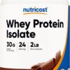 Nutricost Whey Protein Isolate Powder Chocolate 2lb 24 Ser