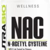 Nutrabio NAC 600mg 90 Count 90 Ser