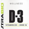 Nutrabio Vitamin D3 2000IU 90 Count 90 Ser
