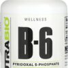 Nutrabio Vitamin B6 P5P 100mg 60 Count 60 Ser