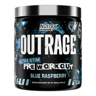 Nutrex Research Outrage Blue Raspberry 30 Ser