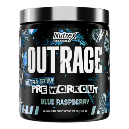 Nutrex Research Outrage Blue Raspberry 30 Ser