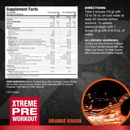 Allmax Impact Pump Xtreme - Sour Gummy - 465 grams - Stimulant Free Preworkout - 30 Ser - Image 2