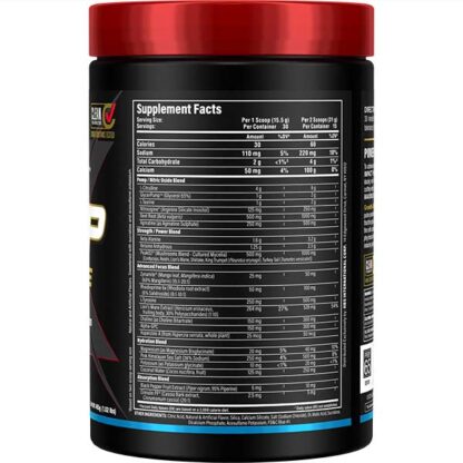 Allmax Impact Pump Xtreme - Blue Raspberry - 465 grams - Stimulant Free Preworkout - 30 Ser - Image 2