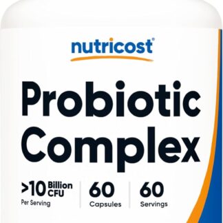 Nutricost Probiotic Complex 10 Billion CFU 60 Count 60 Ser