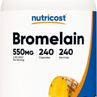 Nutricost Bromelain 550mg 240 Count 240 Ser